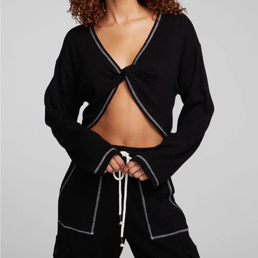 Chaser Briaa Shadow Black Long Sleeve Tee